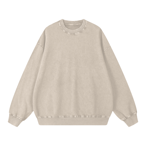 Snow Washed Oversized Sweatshirt