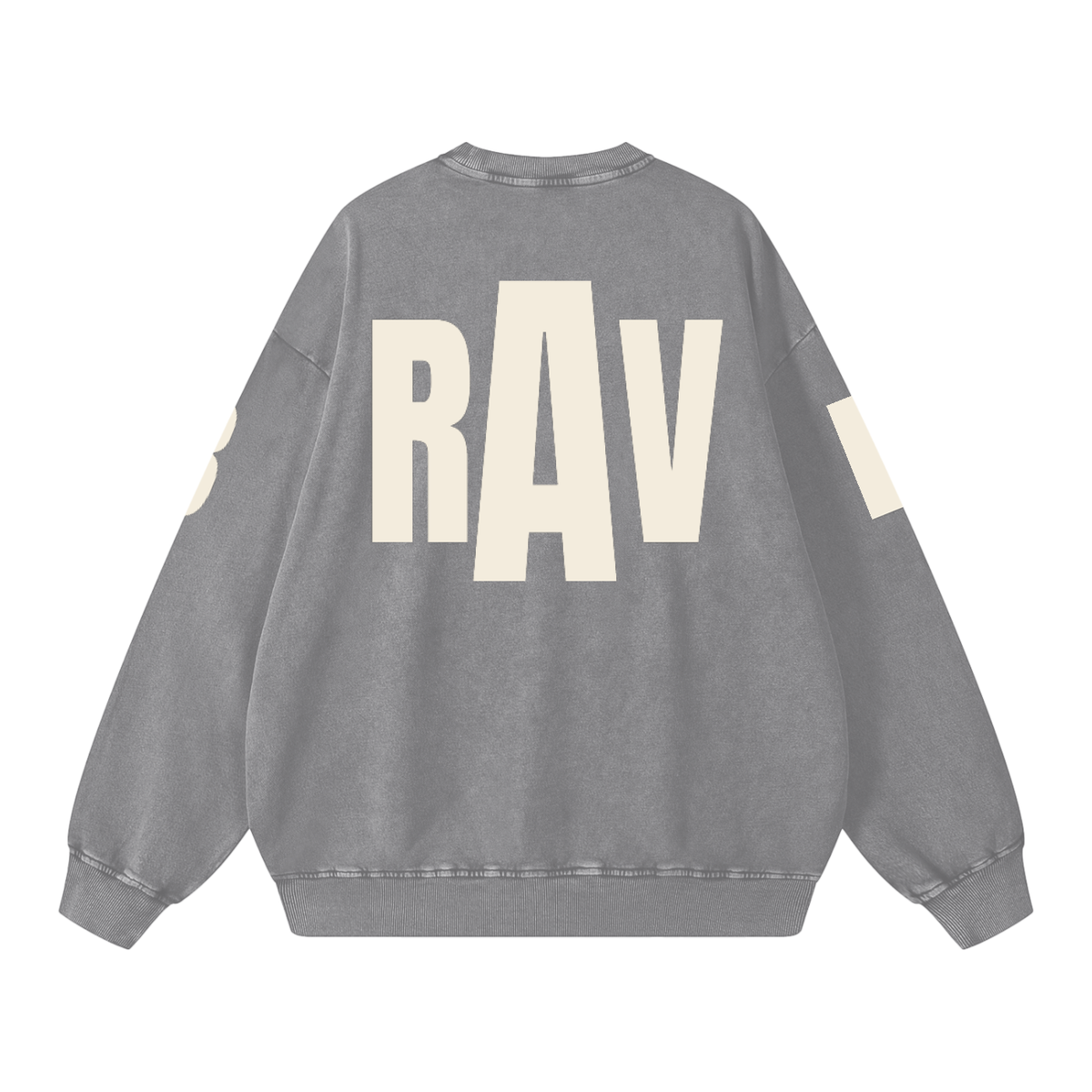Snow Washed Oversized Sweatshirt