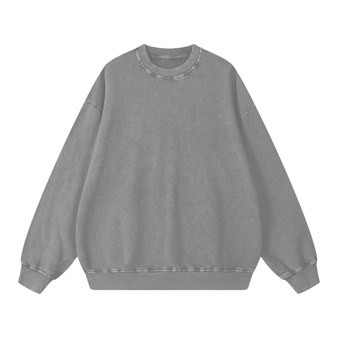 Snow Washed Oversized Sweatshirt