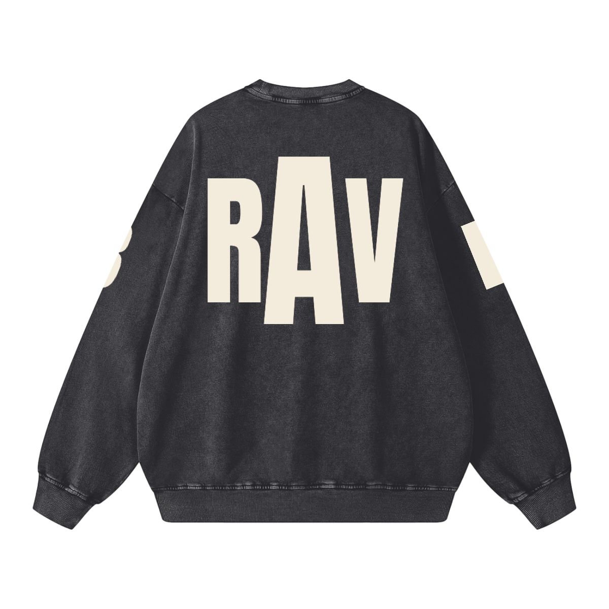 Snow Washed Oversized Sweatshirt