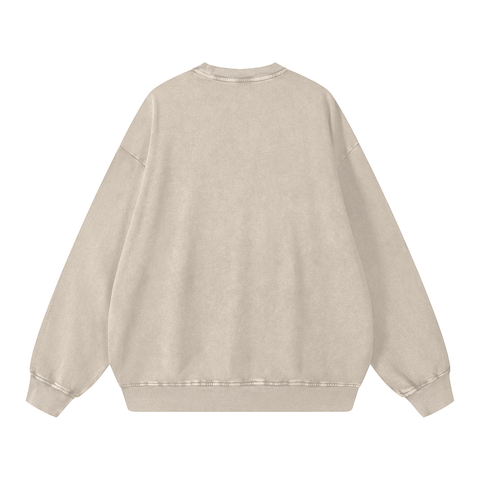 Snow Washed Oversized Sweatshirt