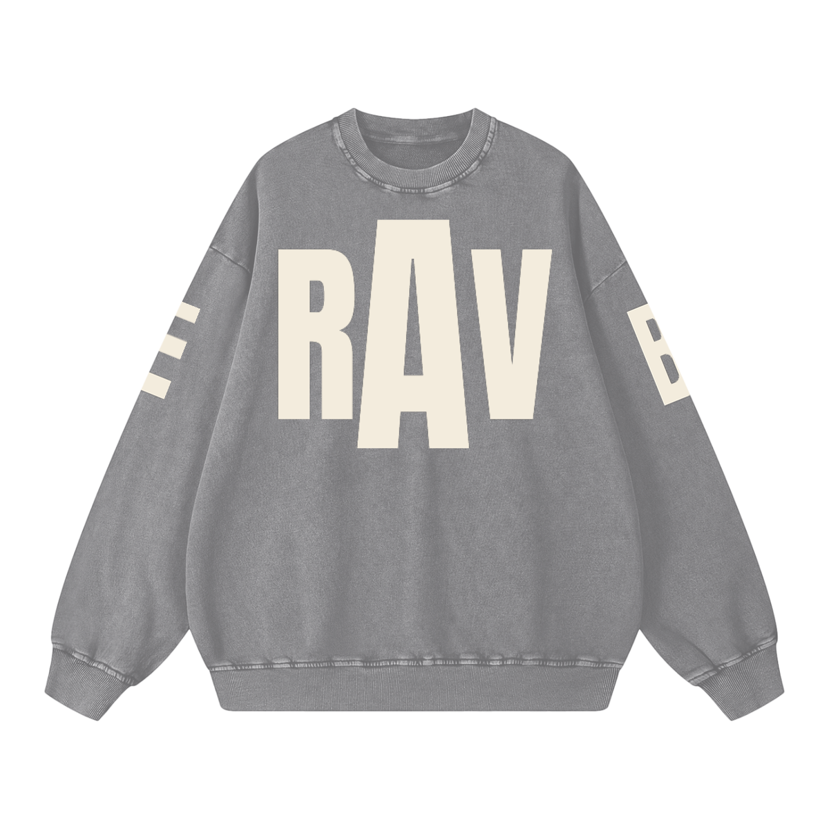 Snow Washed Oversized Sweatshirt