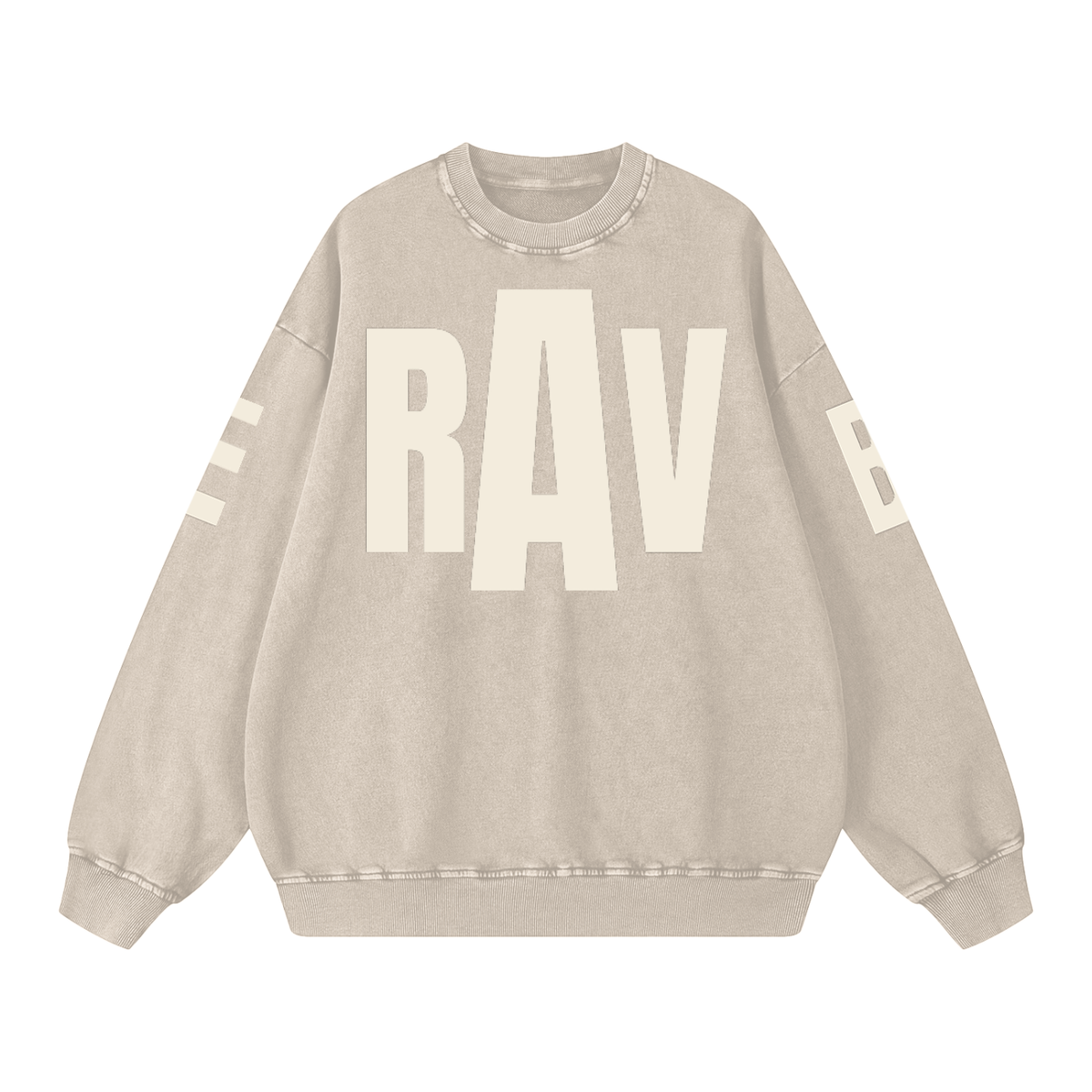 Snow Washed Oversized Sweatshirt