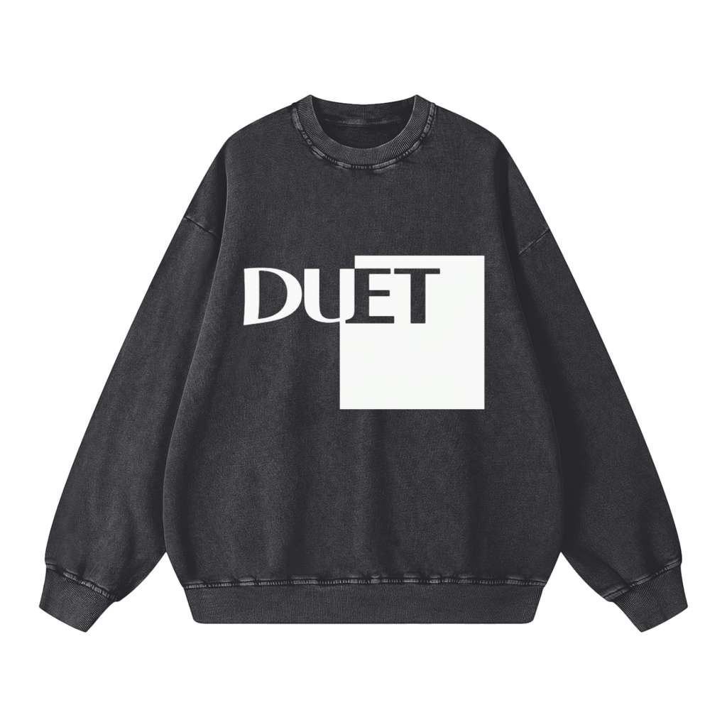 Snow Washed Oversized Sweatshirt