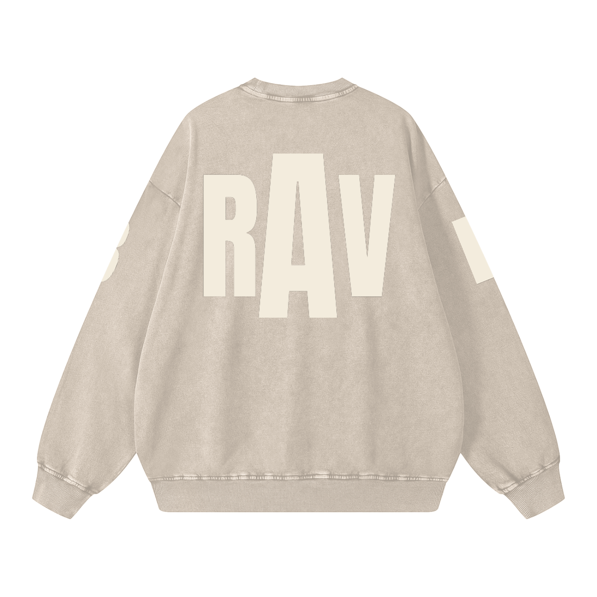 Snow Washed Oversized Sweatshirt